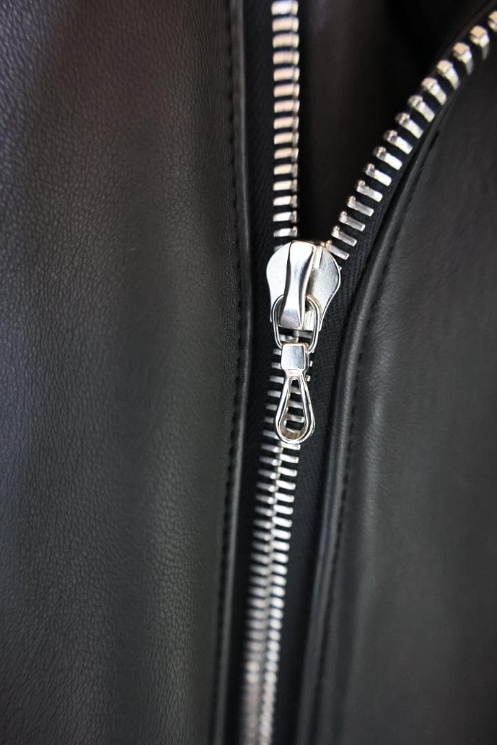 アタッチメント 日本製ラムレザーダブルライダース 2 BLACK