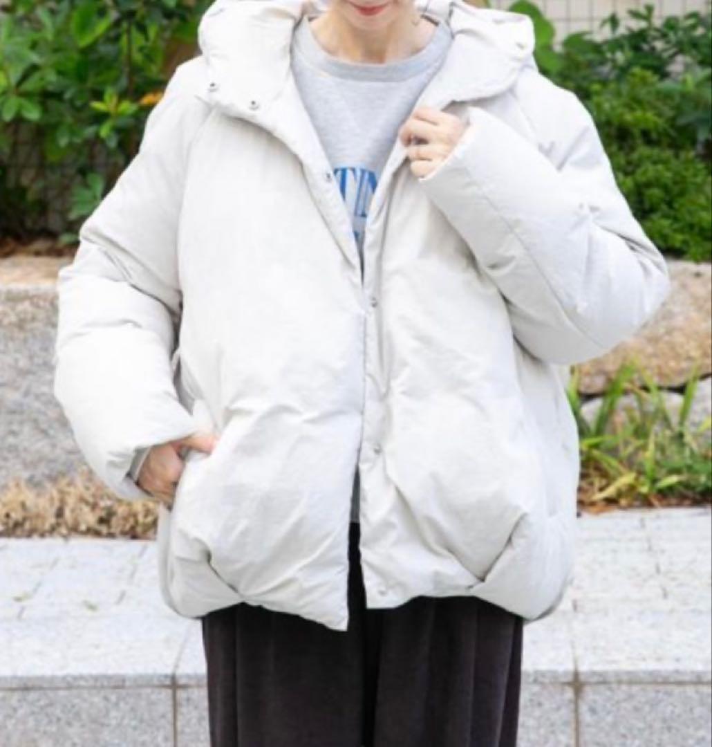 ITEMS URBANRESEARCH グリーンダウン　コクーンフードジャケット