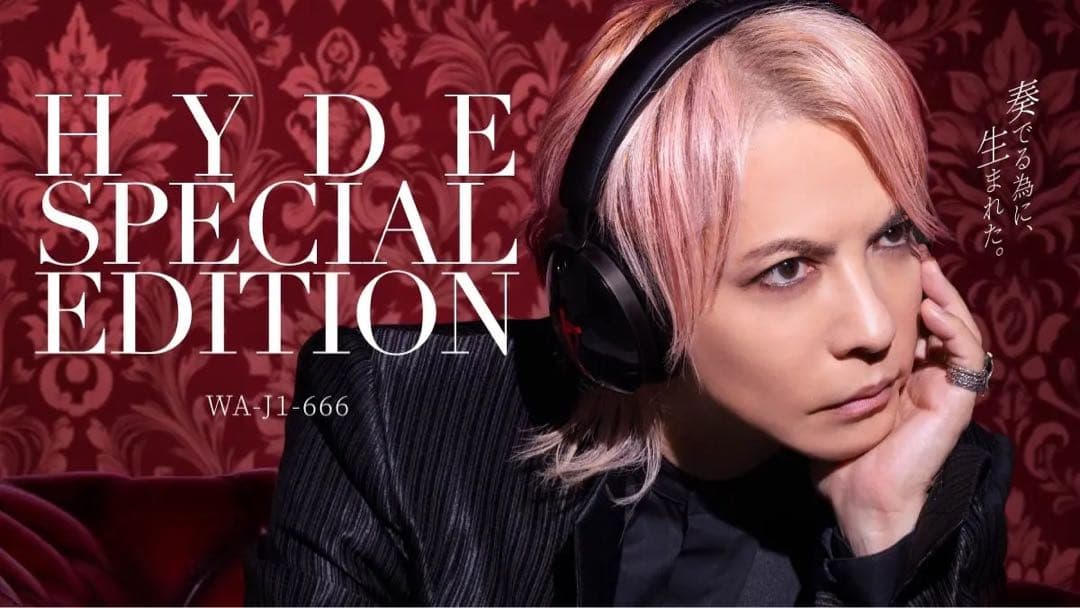 AVIOT ヘッドホン HYDEコラボモデル WA-J1-666 開封美品おまけ