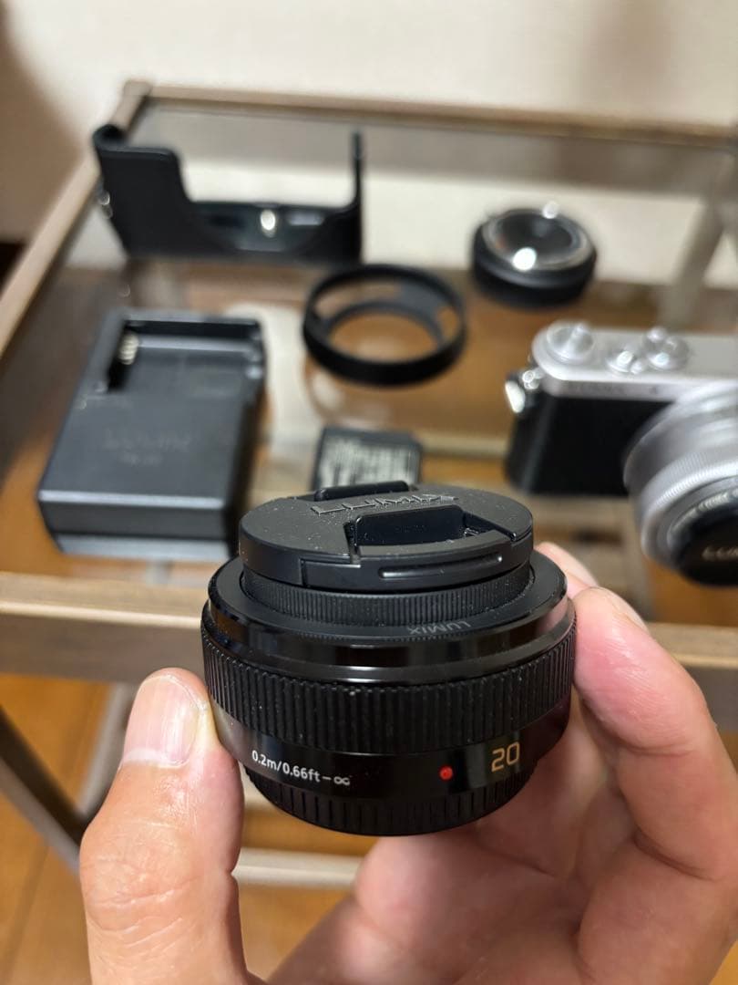 LUMIX DMC-GM1 本体と付属品、別購入レンズ2個セット