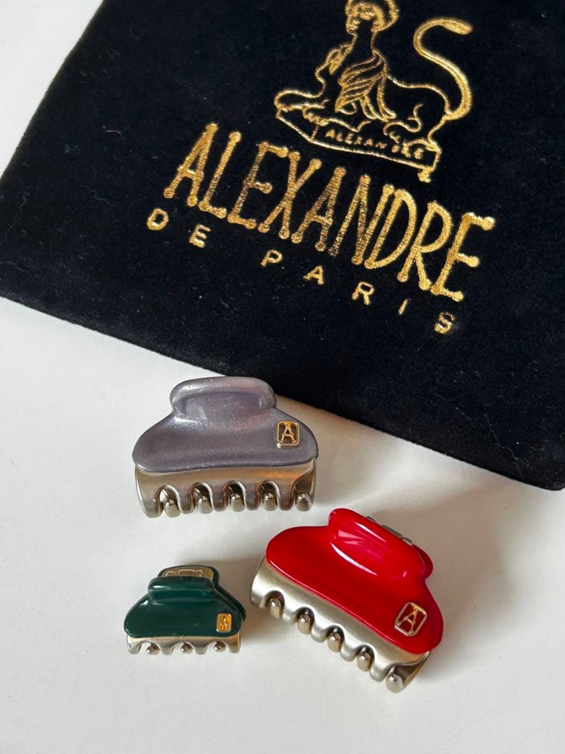 アレクサンドルドゥパリ・ミニクリップ3点セット・未使用品