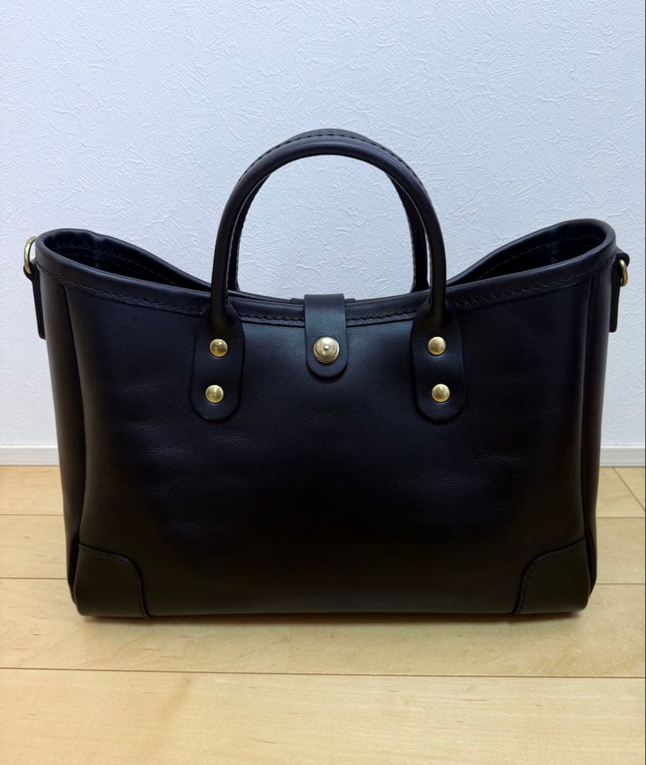 ヘルツ T-146 横型2wayトートバッグ　ブラック