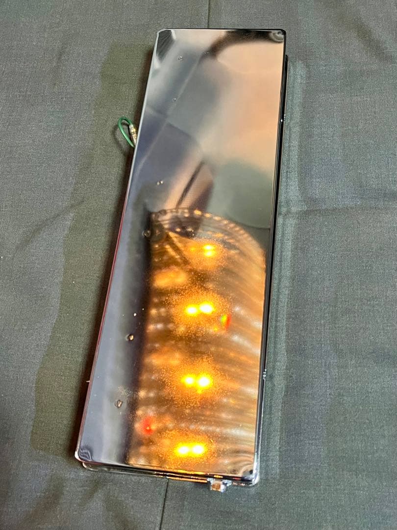 デコトラ　レトロ　当時物　アンドン　ワンマン灯　メッキ