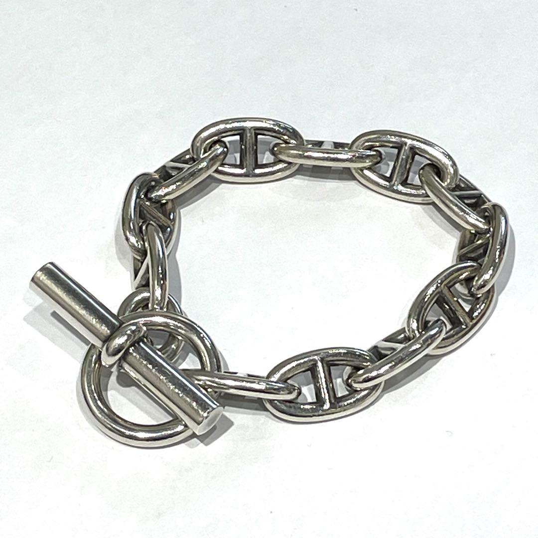 エルメス シェーヌダンクルGM 12コマ シルバー925 総重量67.5g