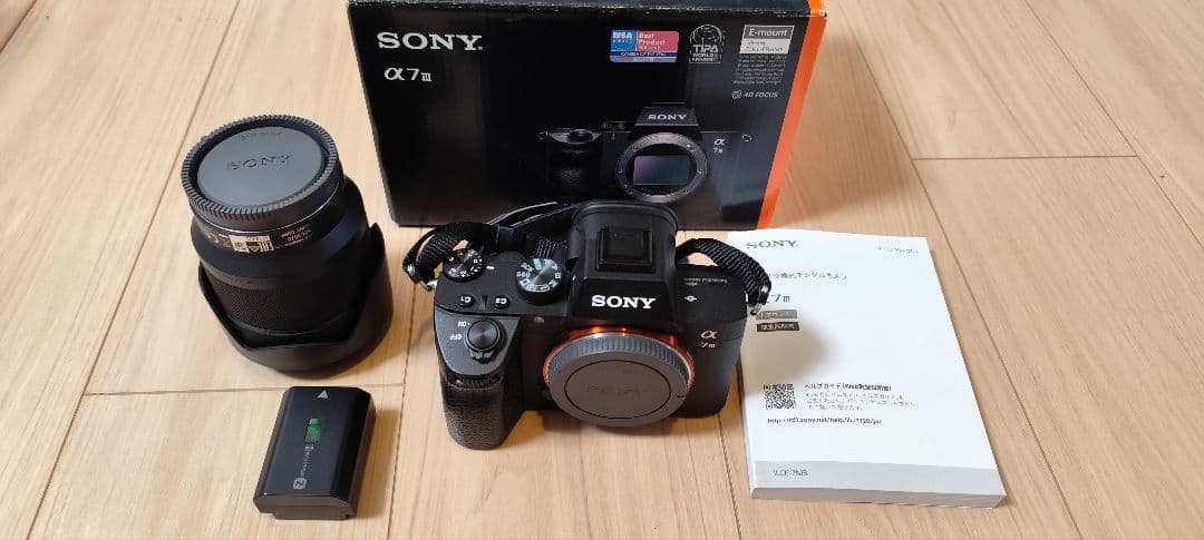 【ジャンク】SONY α7 III ミラーレス一眼 本体とレンズのセット