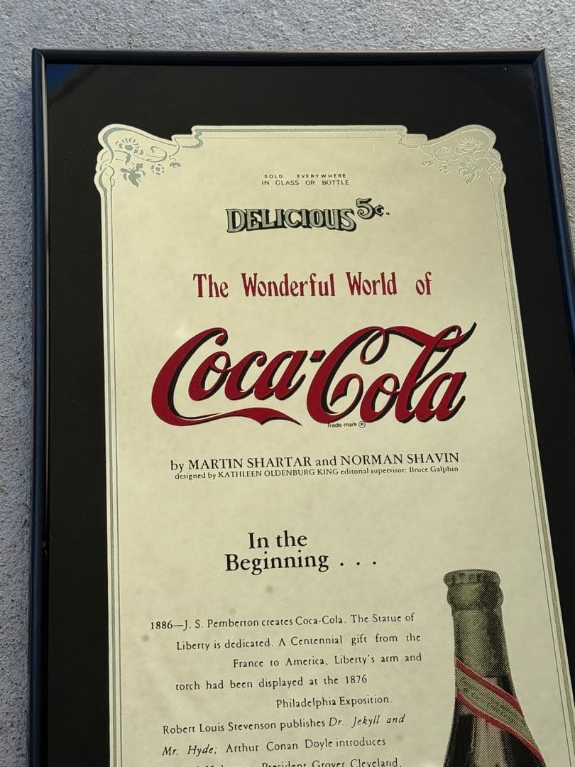 コカコーラパブミラー　希少