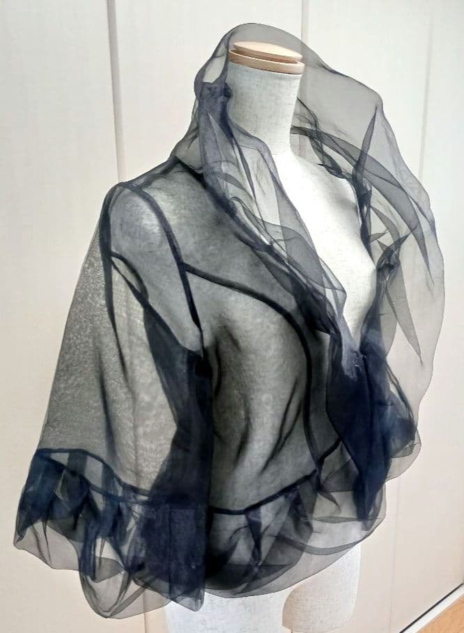 ラフェスタシック　ラピーヌ　オーガンジー　フリルボレロ　フォーマル　ブラウス