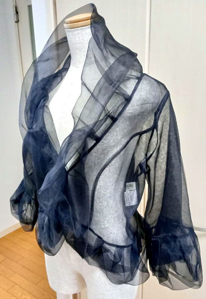 ラフェスタシック　ラピーヌ　オーガンジー　フリルボレロ　フォーマル　ブラウス