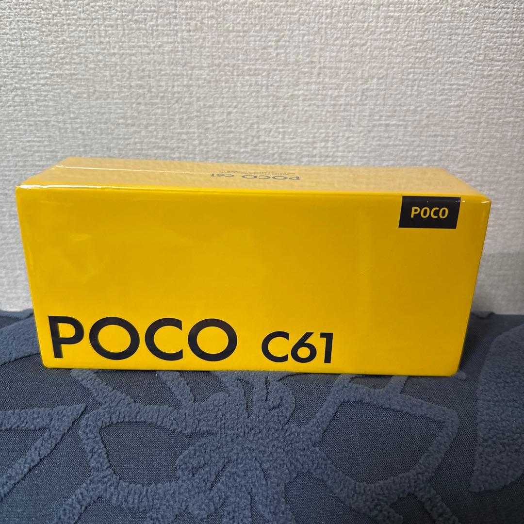 POCO C61 ブラック 4GB RAM 126GB ROM