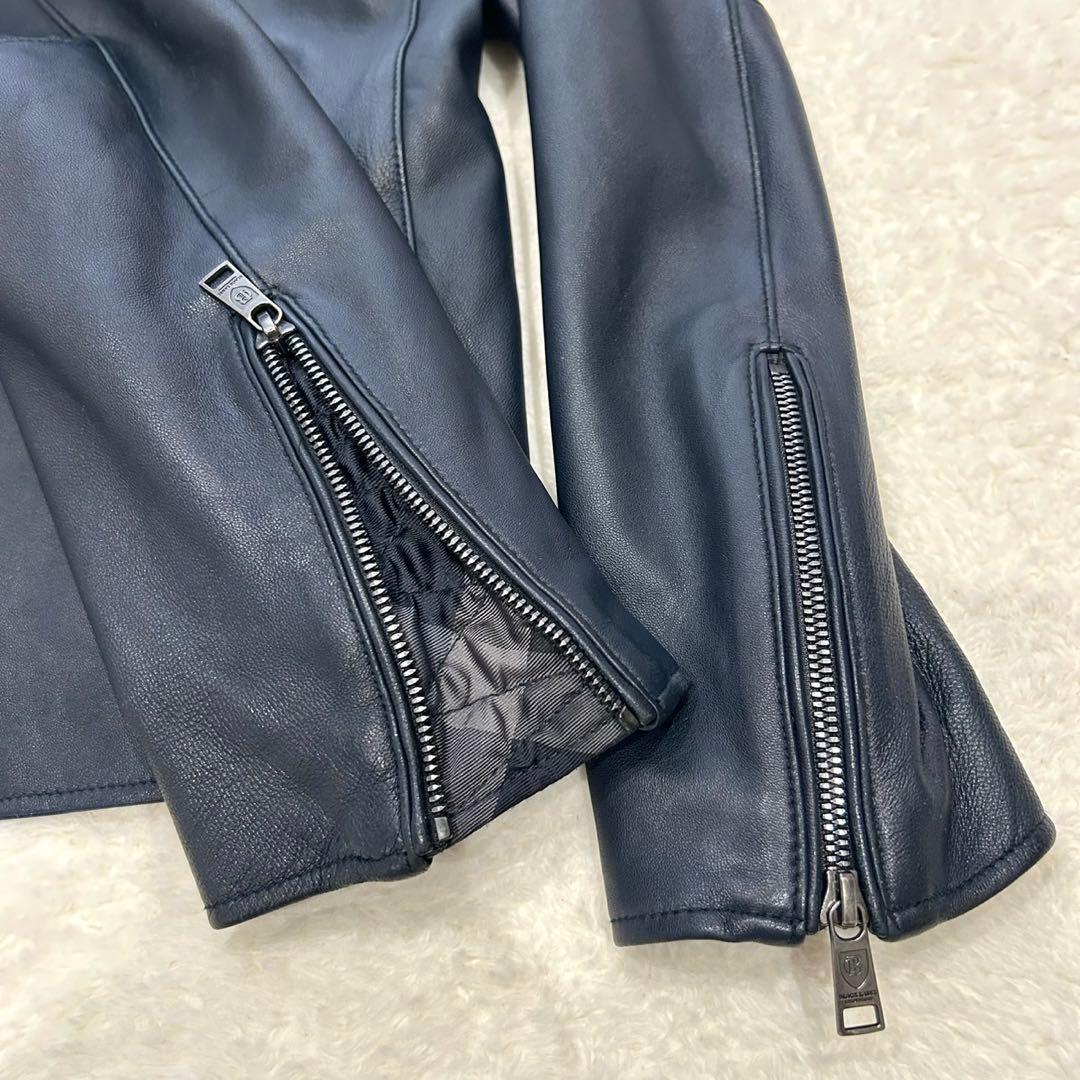 ア*キ様 【極美品】ブラックレーベルクレストブリッジ　レザージャケット　羊革　ネ