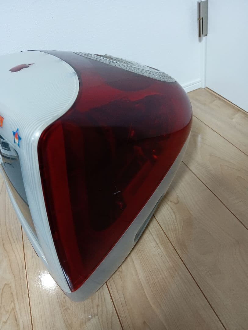通電確認済み　初代 Apple iMac G3 スケルトンレッド