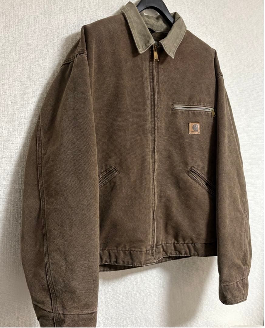 らららUSA製Carhartt J97 CHTデトロイトジャケット 極上