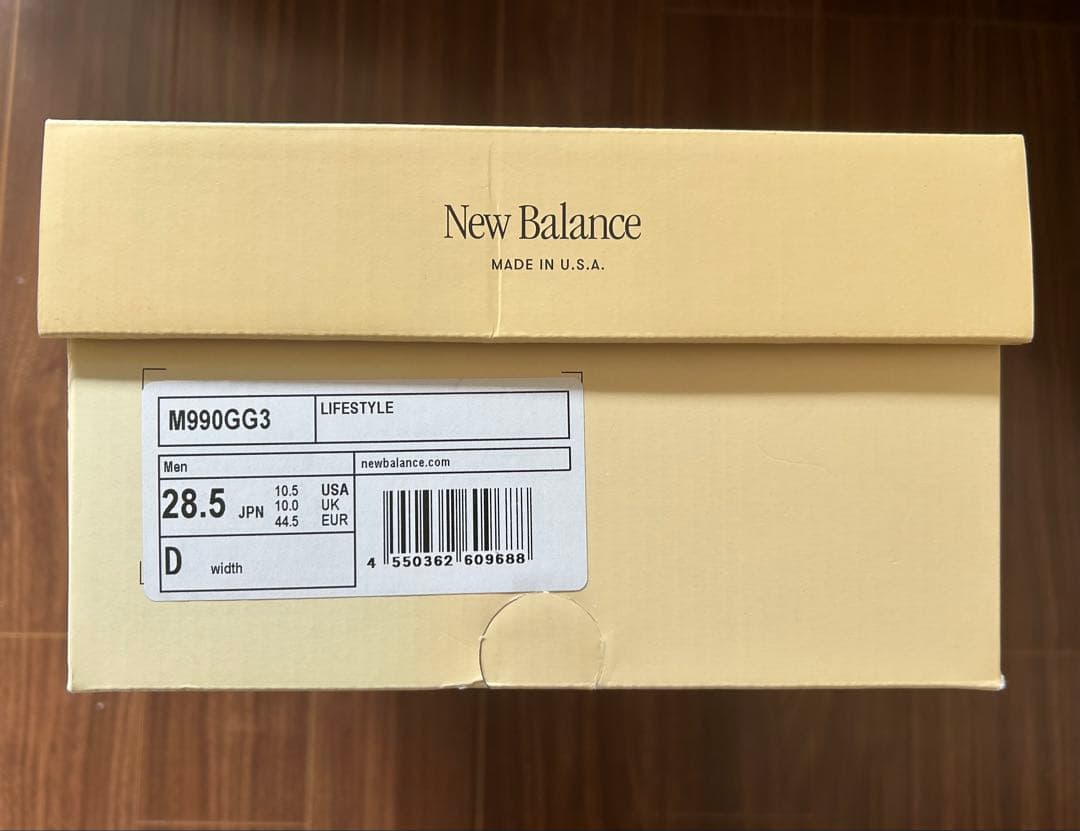 New Balance 990v3 GG3 【28.5】
