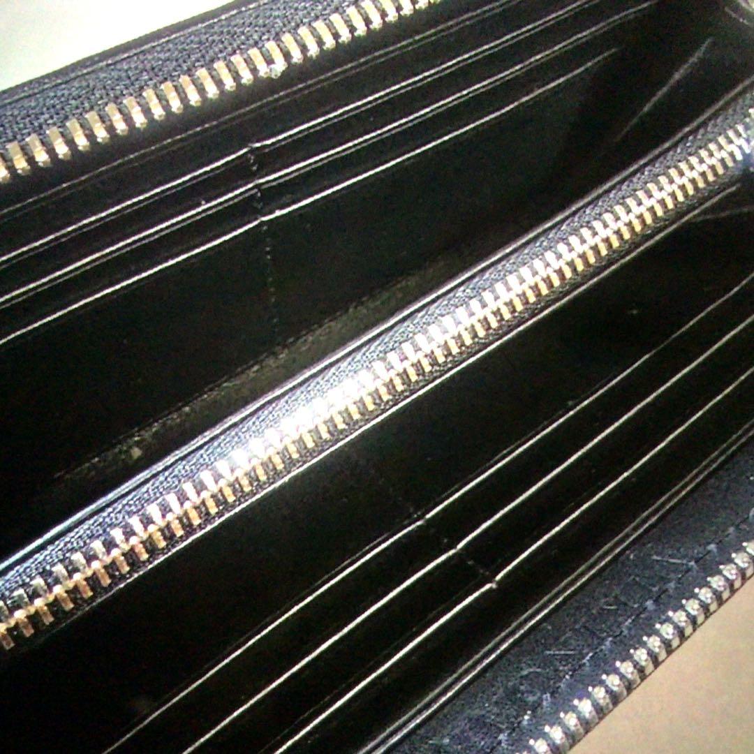 現品限り￼ シャムワニクロコダイル￼ ラウンドファスナーウォレット￼ 爪付￼ 腹