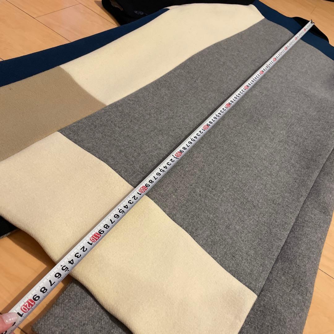 UN3D. カラーブロッキングコート 定価¥85,800