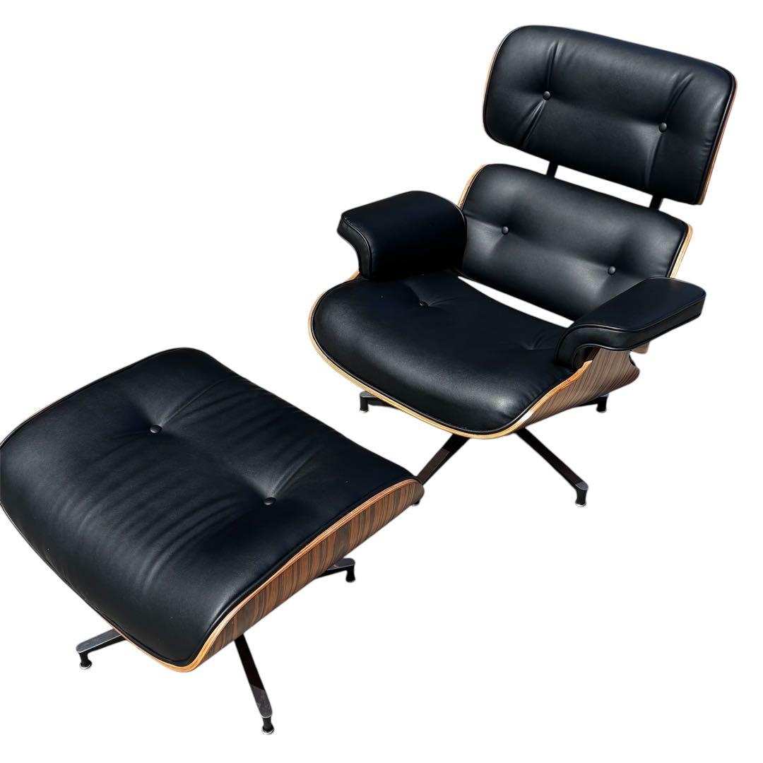【美品✨】イームズ リプロダクト ラウンジチェア アームチェア　オットマン別売り