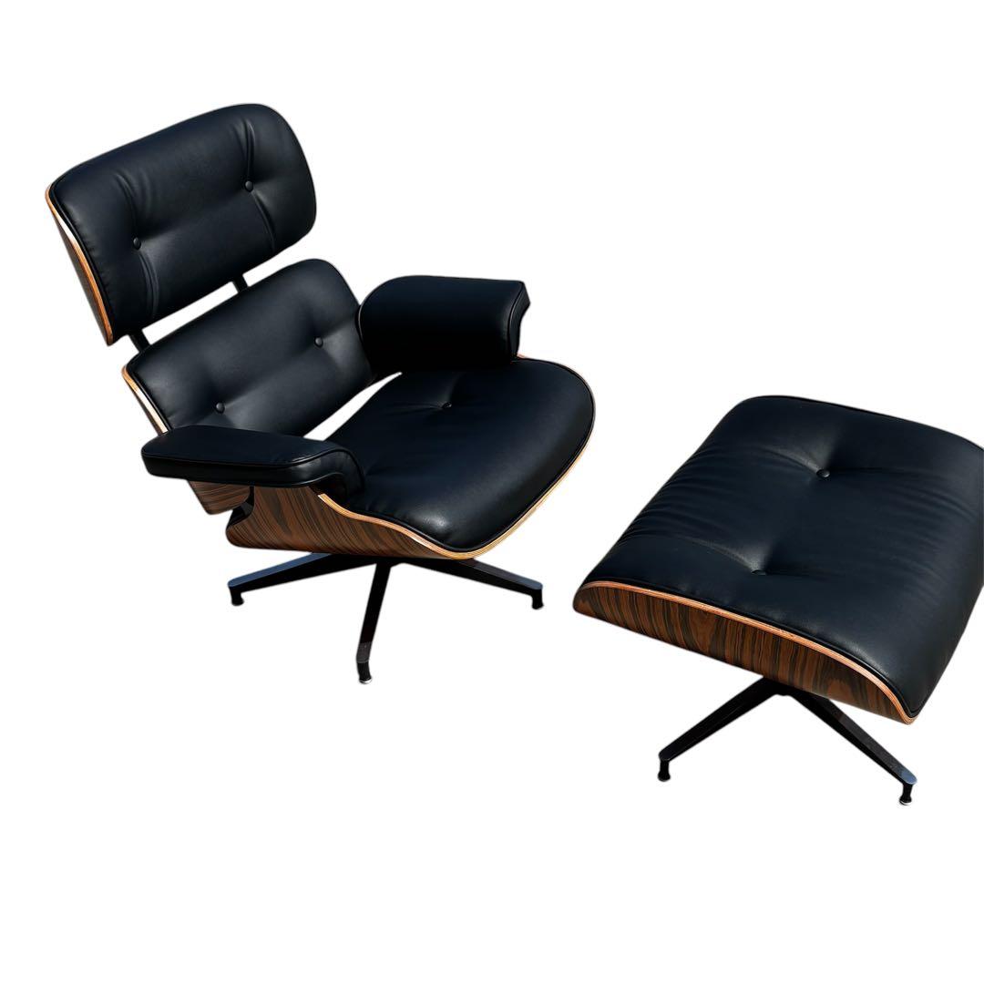 【美品✨】イームズ リプロダクト ラウンジチェア アームチェア　オットマン別売り