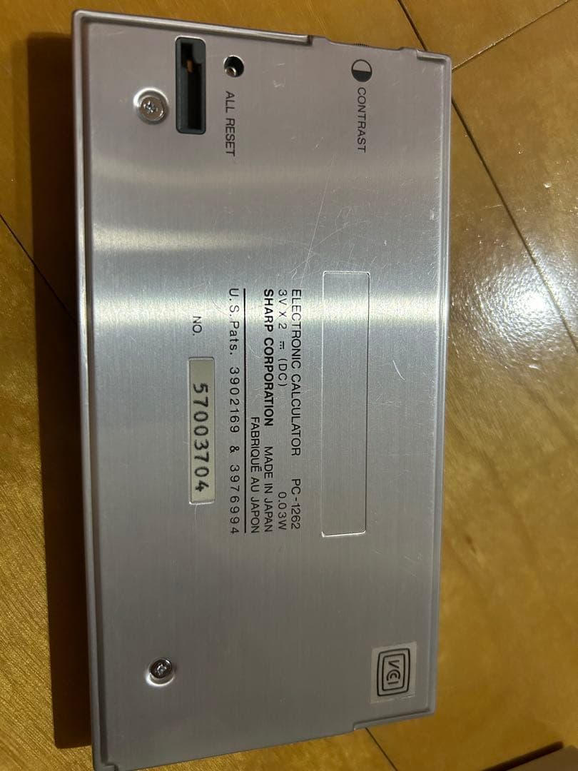 SHARP ポケットコンピュータ PC-1262【ジャンク品】