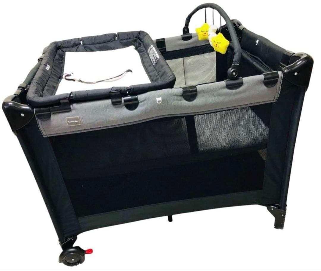 KATOJI カトージ プレイヤード ベビーベッド 廃盤【おむつ交換台付き】