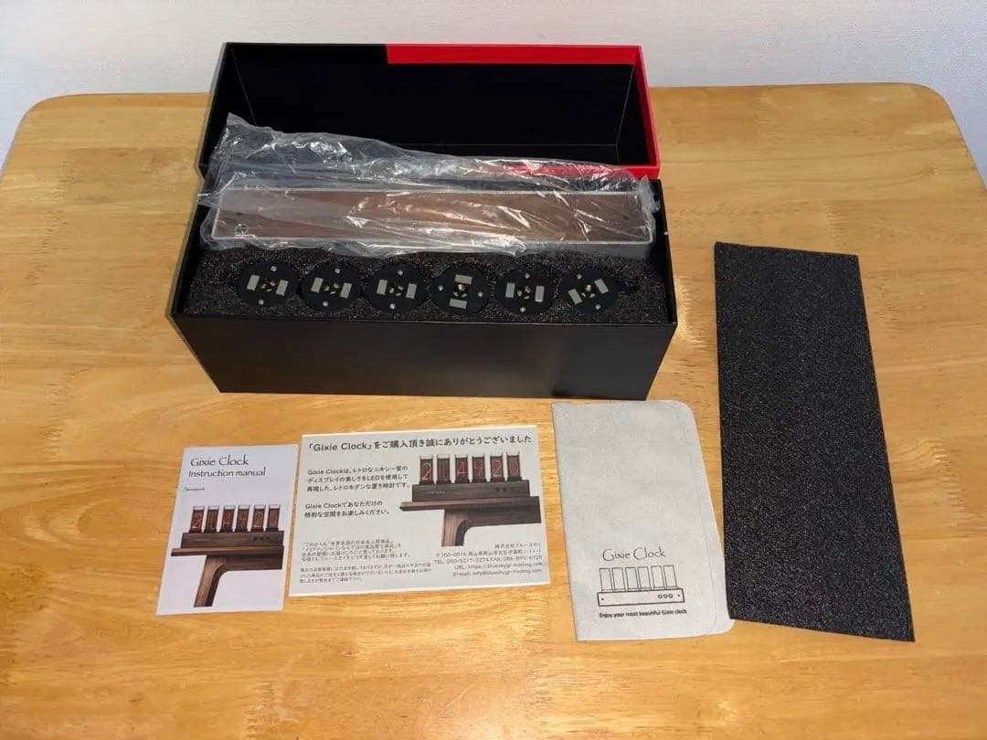 Gixie Clock ニキシー管風置き時計　初代