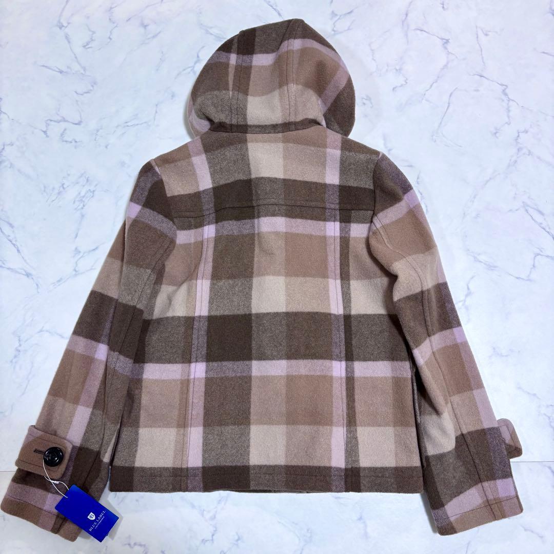 未使用タグ付 ブルーレーベル クレストブリッジ ダッフルコート40 L チェック