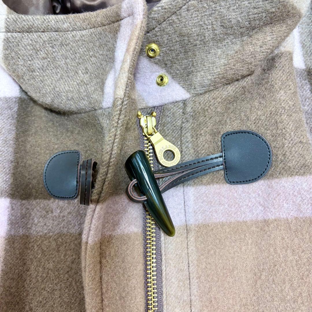 未使用タグ付 ブルーレーベル クレストブリッジ ダッフルコート40 L チェック