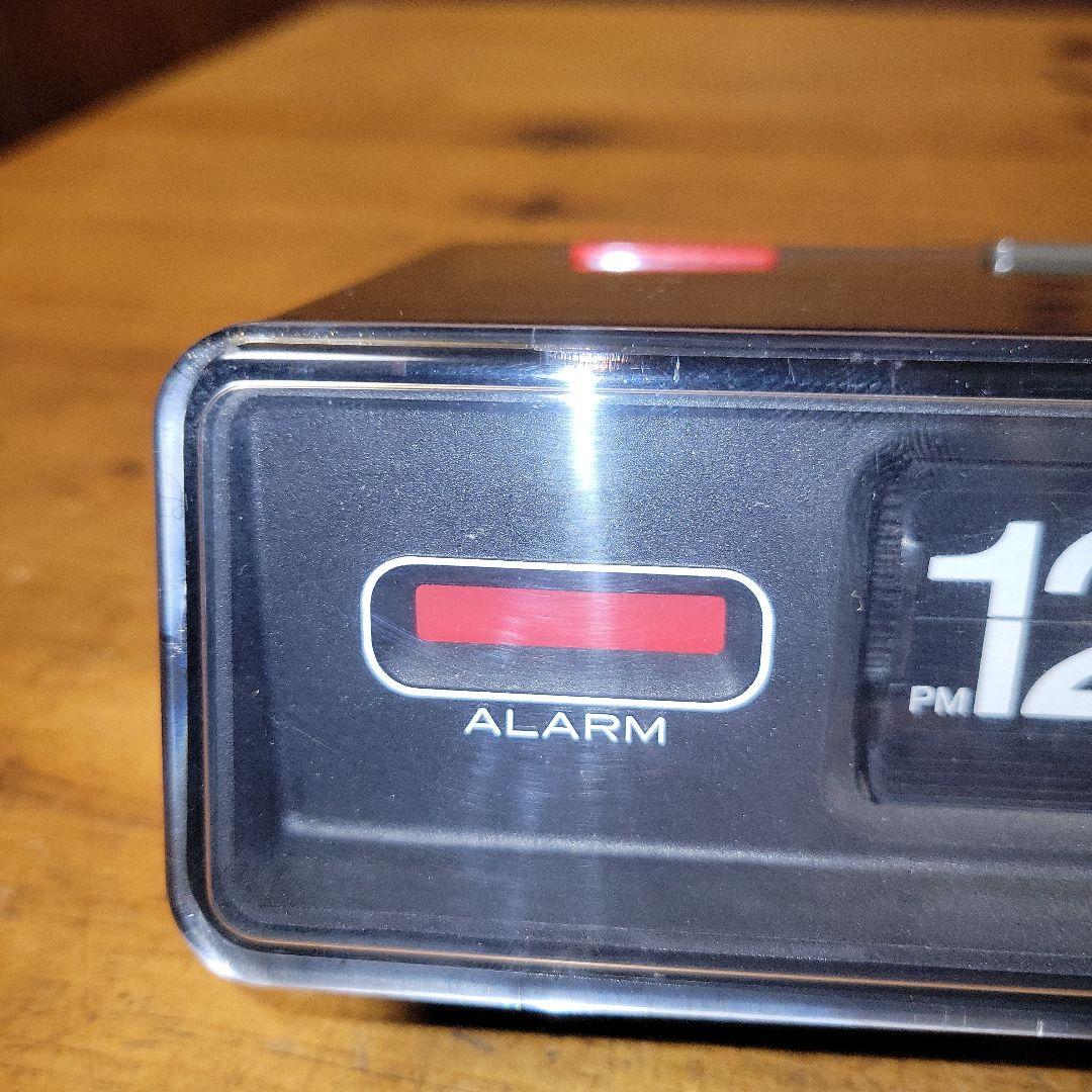 【稼働品】SEIKO パタパタ時計 QN-411K ブラック 状態良好