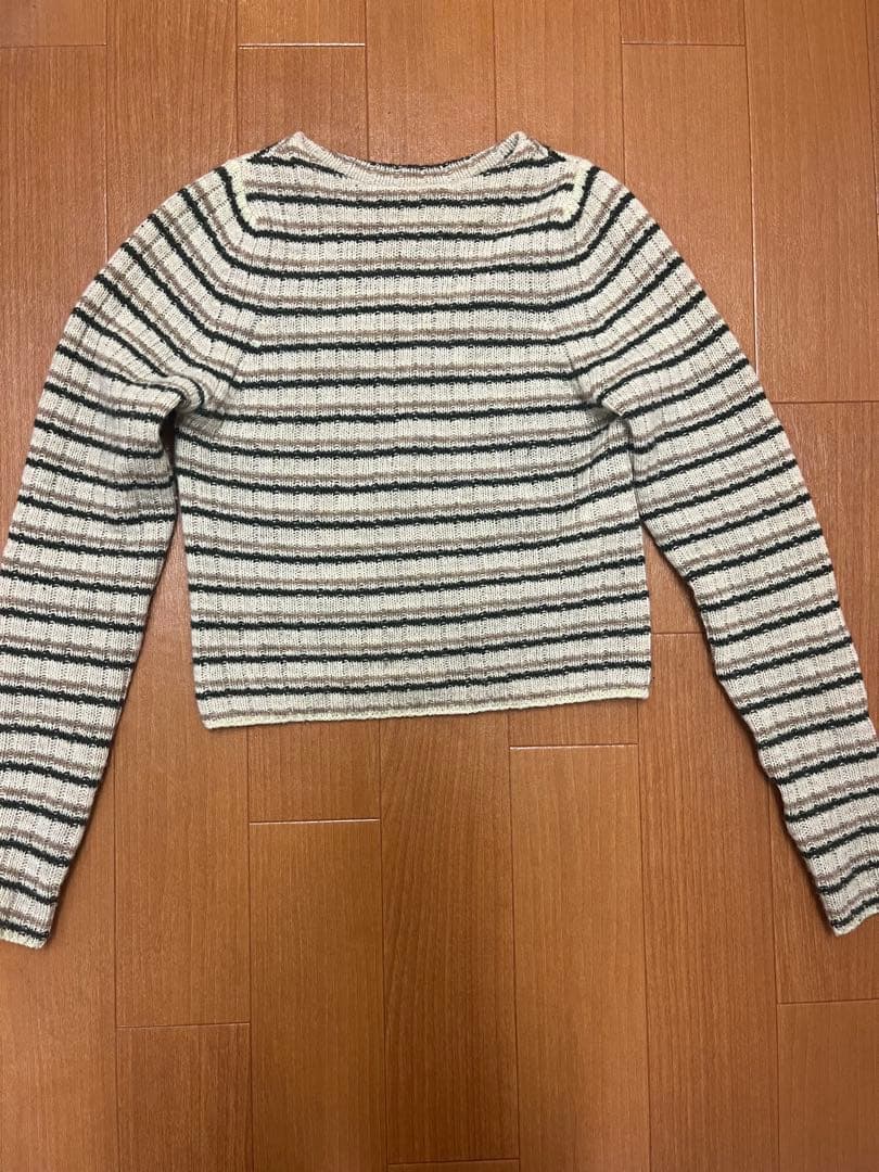 期間限定出品　AURALEE:WOOL CASHMERE RIB KNIT