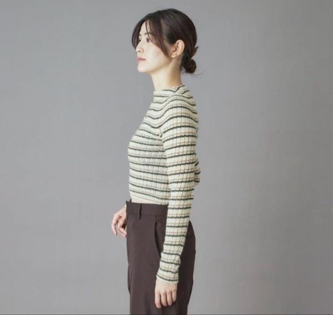 期間限定出品　AURALEE:WOOL CASHMERE RIB KNIT