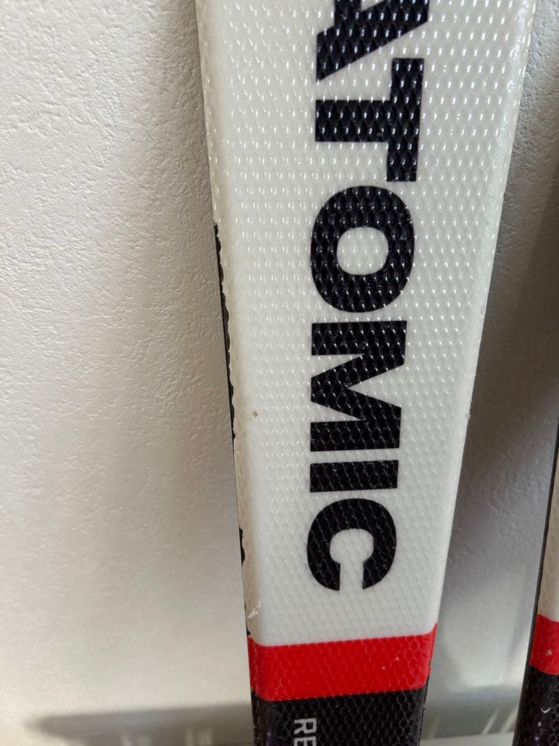 アトミックATOMIC JX レッドスタースキー板とポールセット120子供キッズ