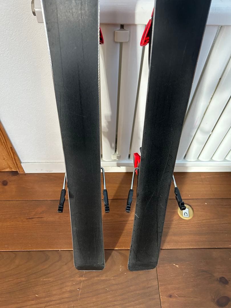 アトミックATOMIC JX レッドスタースキー板とポールセット120子供キッズ