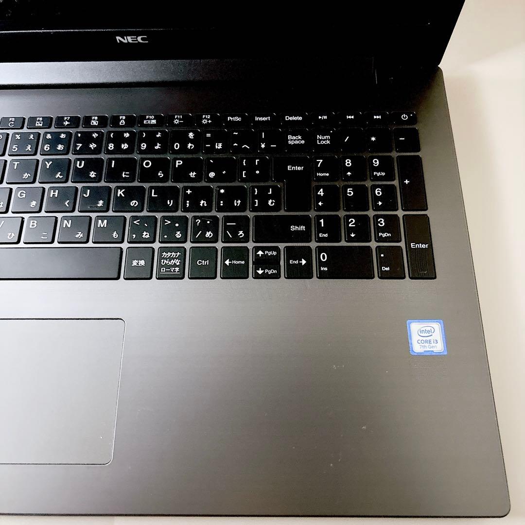 SSDで快適動作✨メモリ8GB カメラ付き 第7世代 ノートパソコン NEC