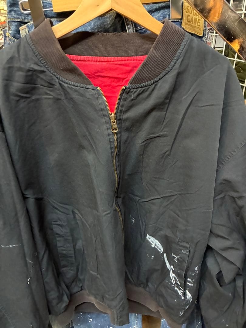 90's Marlboro リバーシブル ジャケット ブルゾン　MA-1