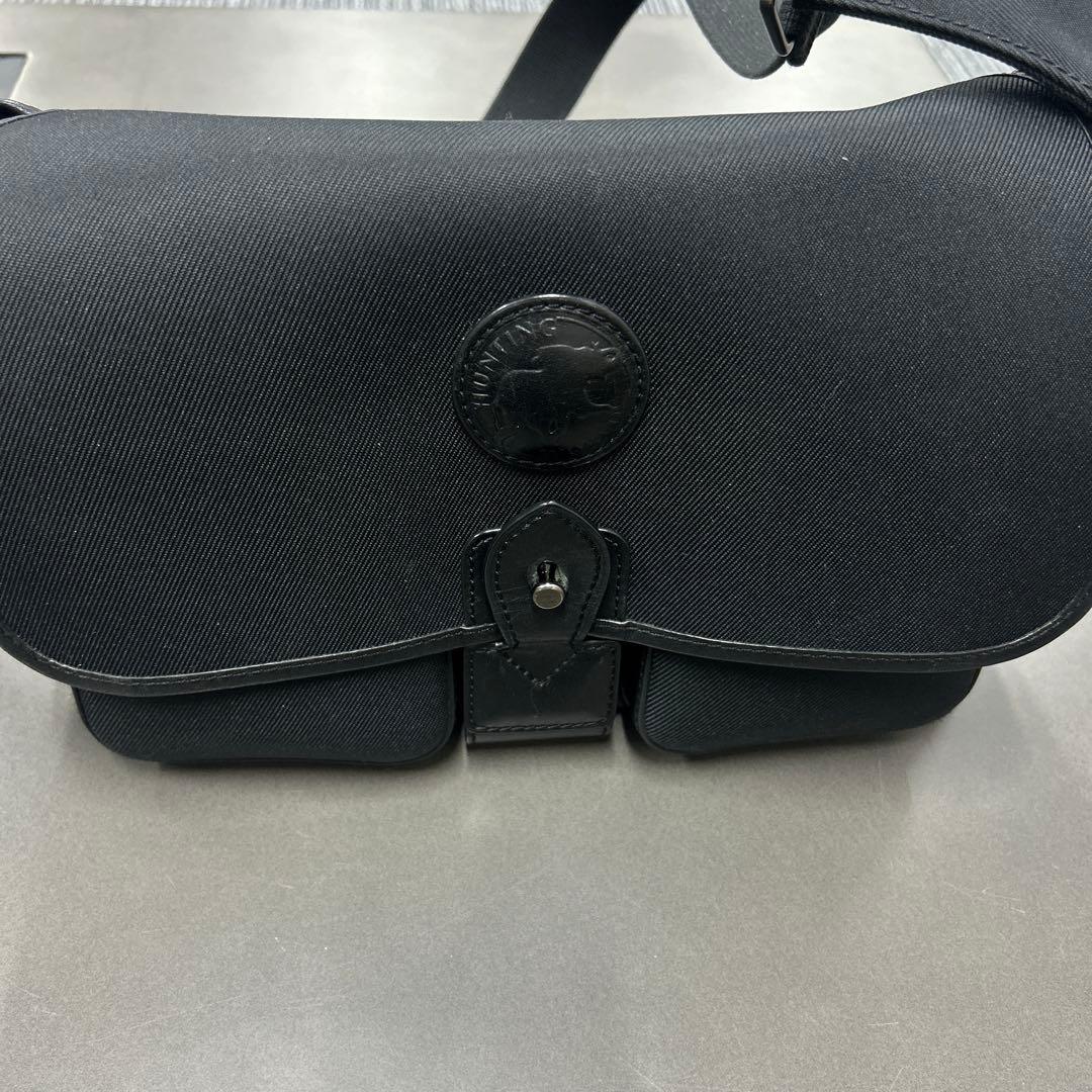 【ロマン家】ハンティングワールド　ショルダーバッグ　ブラック