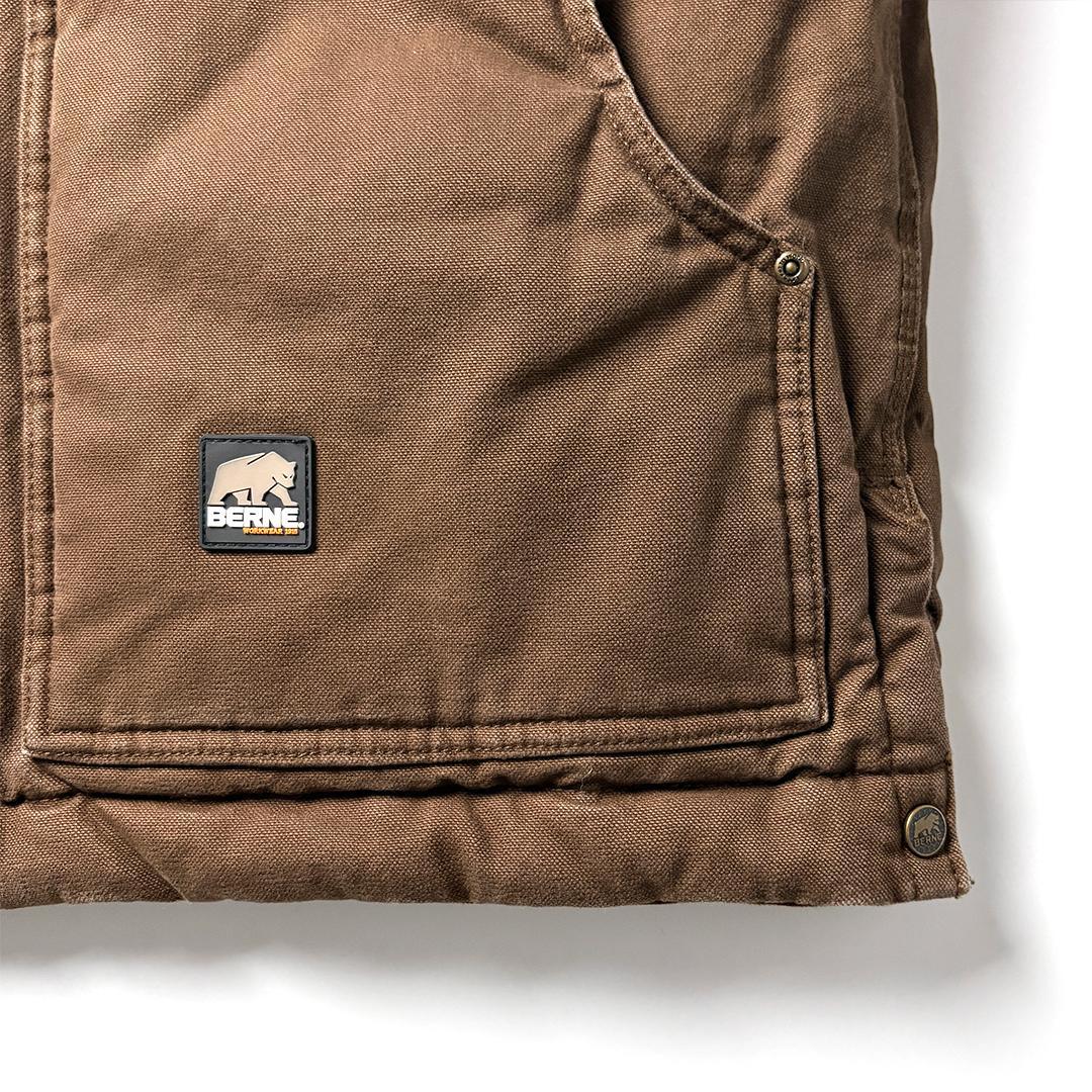 トラディショナルジャケット ブラウン XL ダックジャケット キルティング