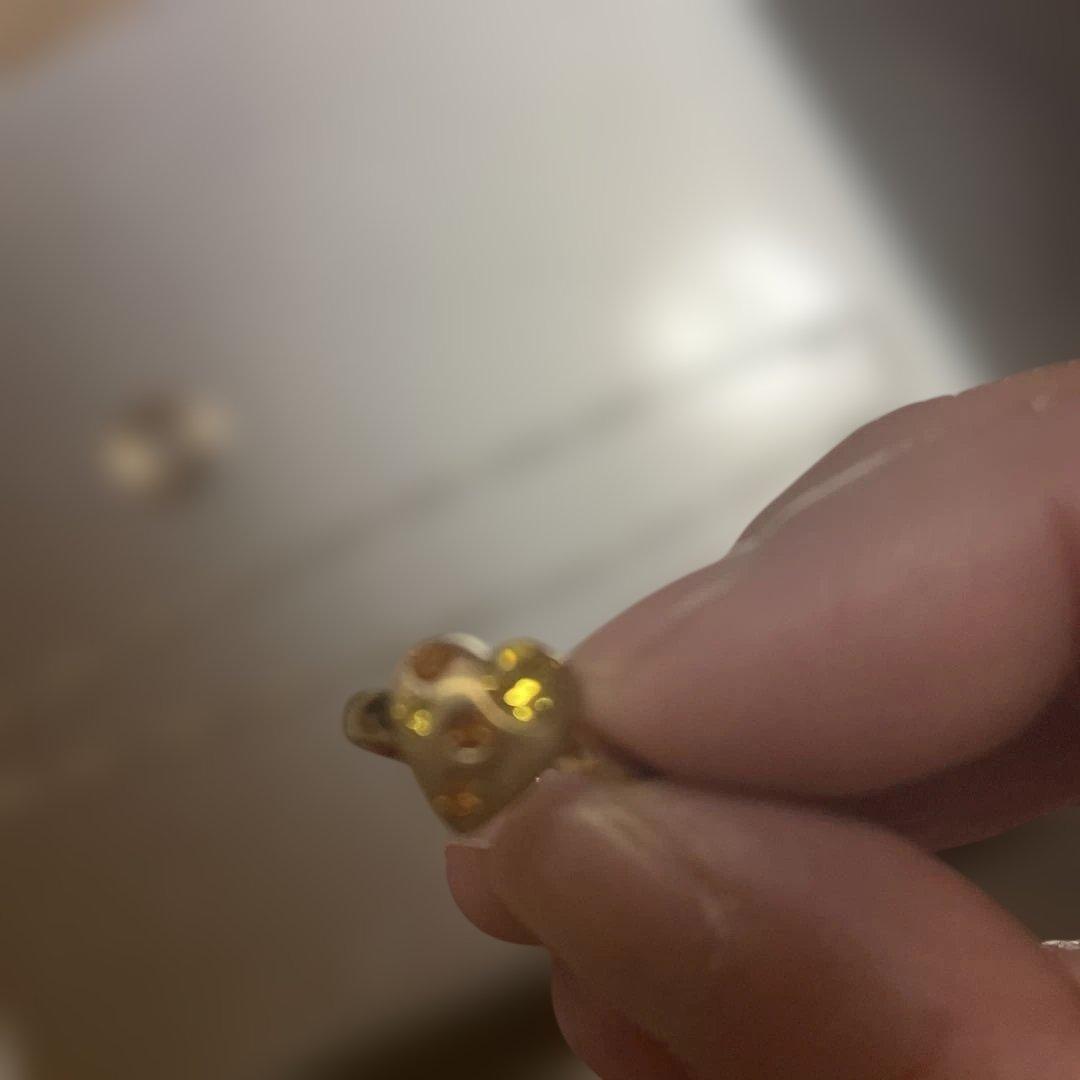 こうや　遺品整理　ネックレス　指輪　刻印あり　ゴールド色