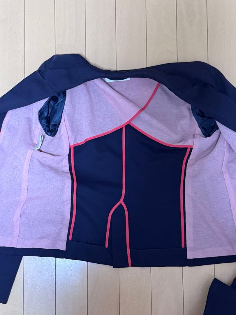 Paul Smith ブラック寄りネイビー テーパード　パンツスーツ　レディース