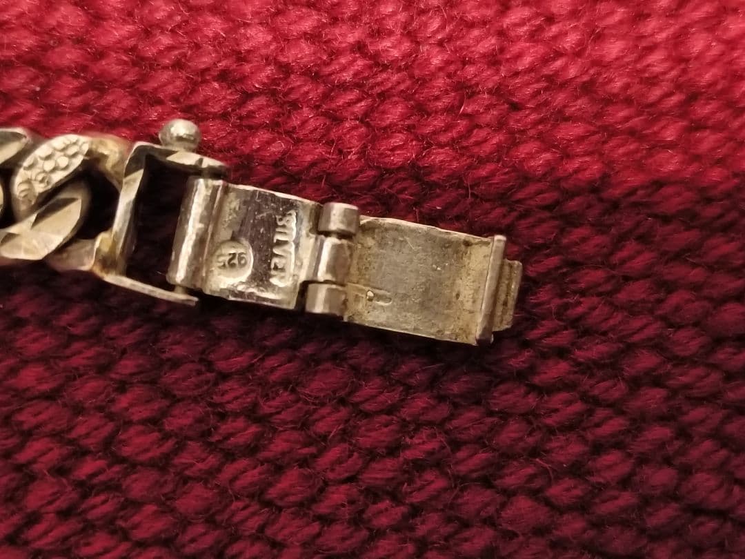 専用　シルバー925 リンクチェーンブレスレット 17cm