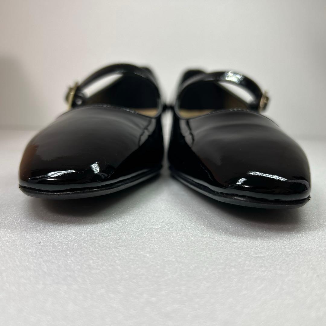 【未使用級】箱付 FABIO RUSCONI ストラップシューズ 37 パンプス