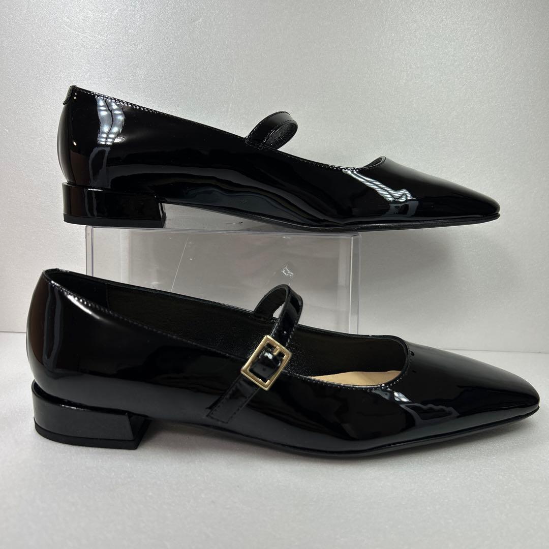 【未使用級】箱付 FABIO RUSCONI ストラップシューズ 37 パンプス