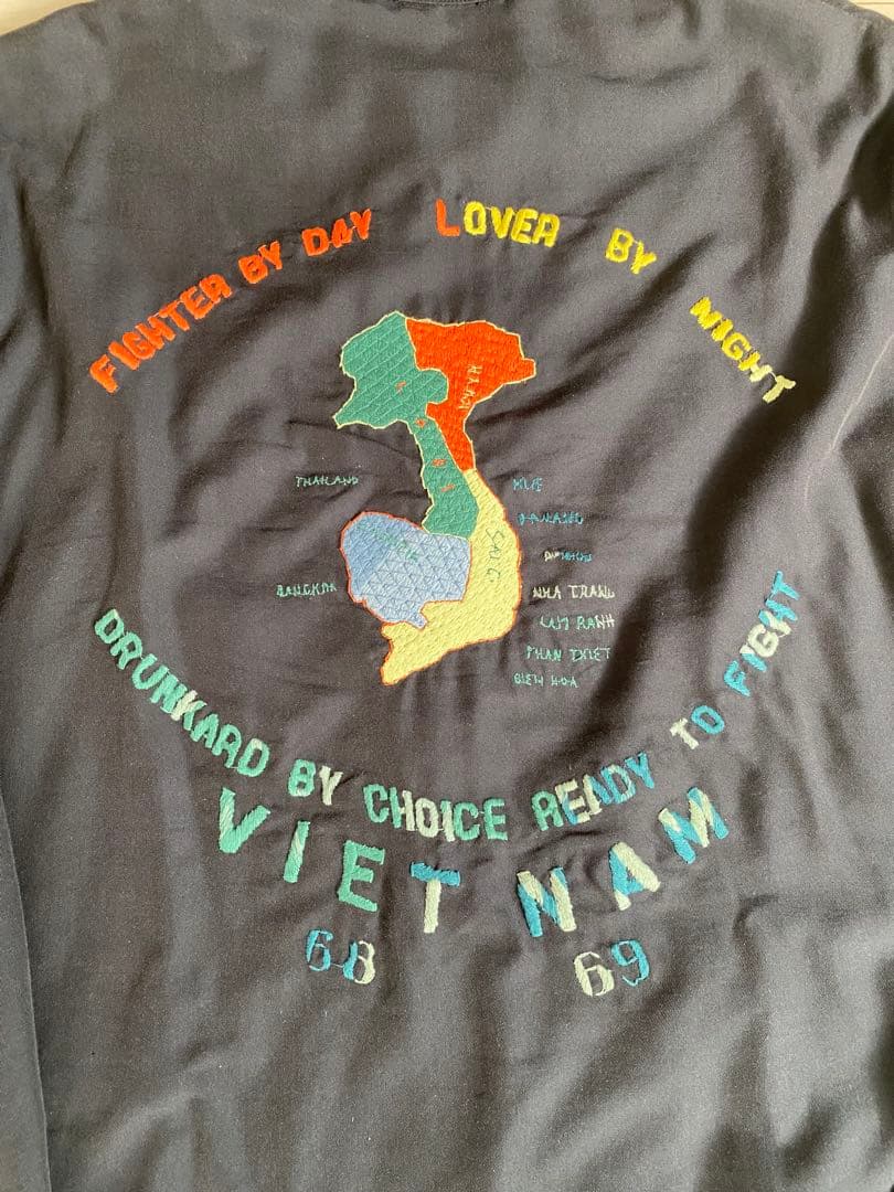 TAILOR 東洋 スカジャン XL 黒　（TT15395）