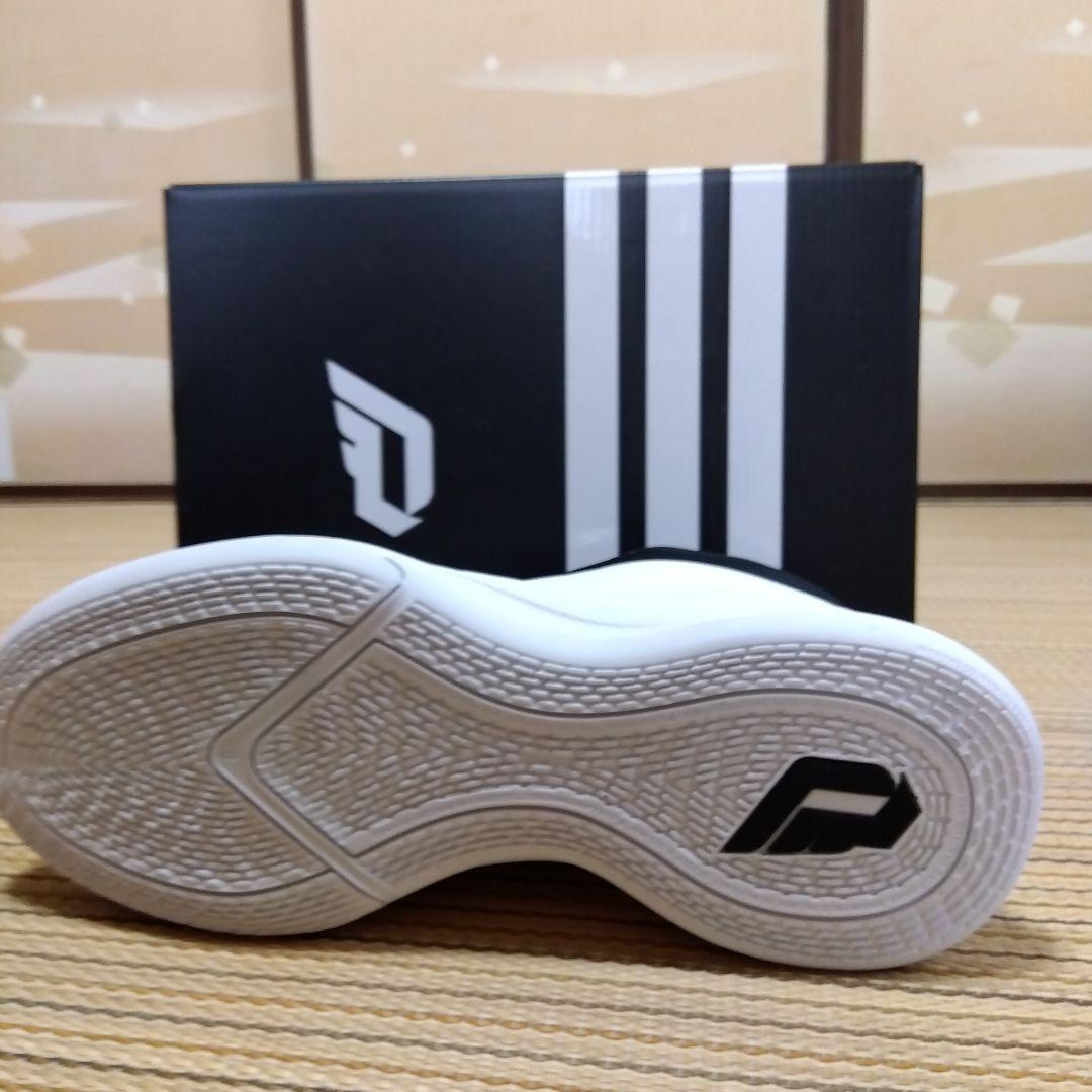 adidas デイム10 バスケットシューズ 270サイズ ホワイト/ブラック
