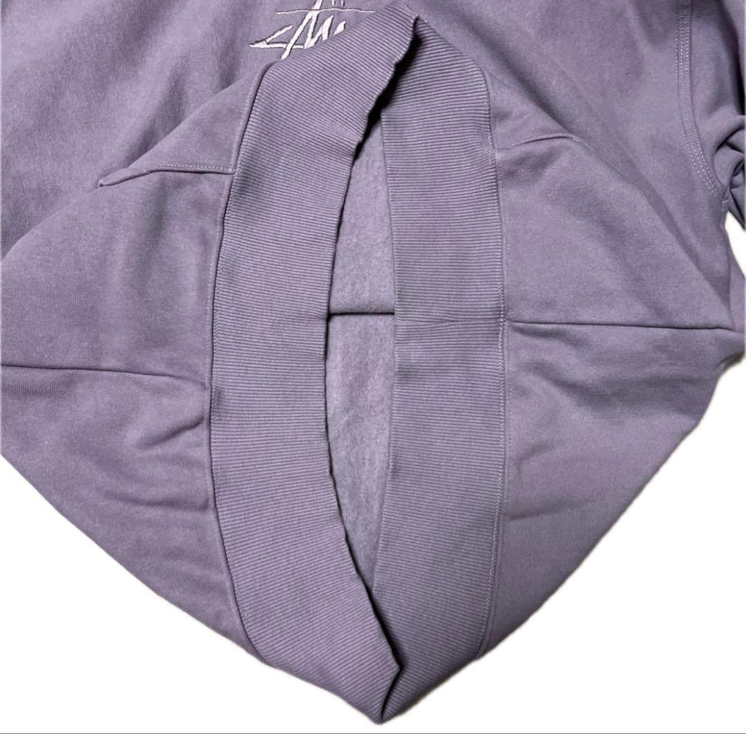 【希少】STUSSY 裏毛 センターロゴ プルオーバーパーカー Lサイズ