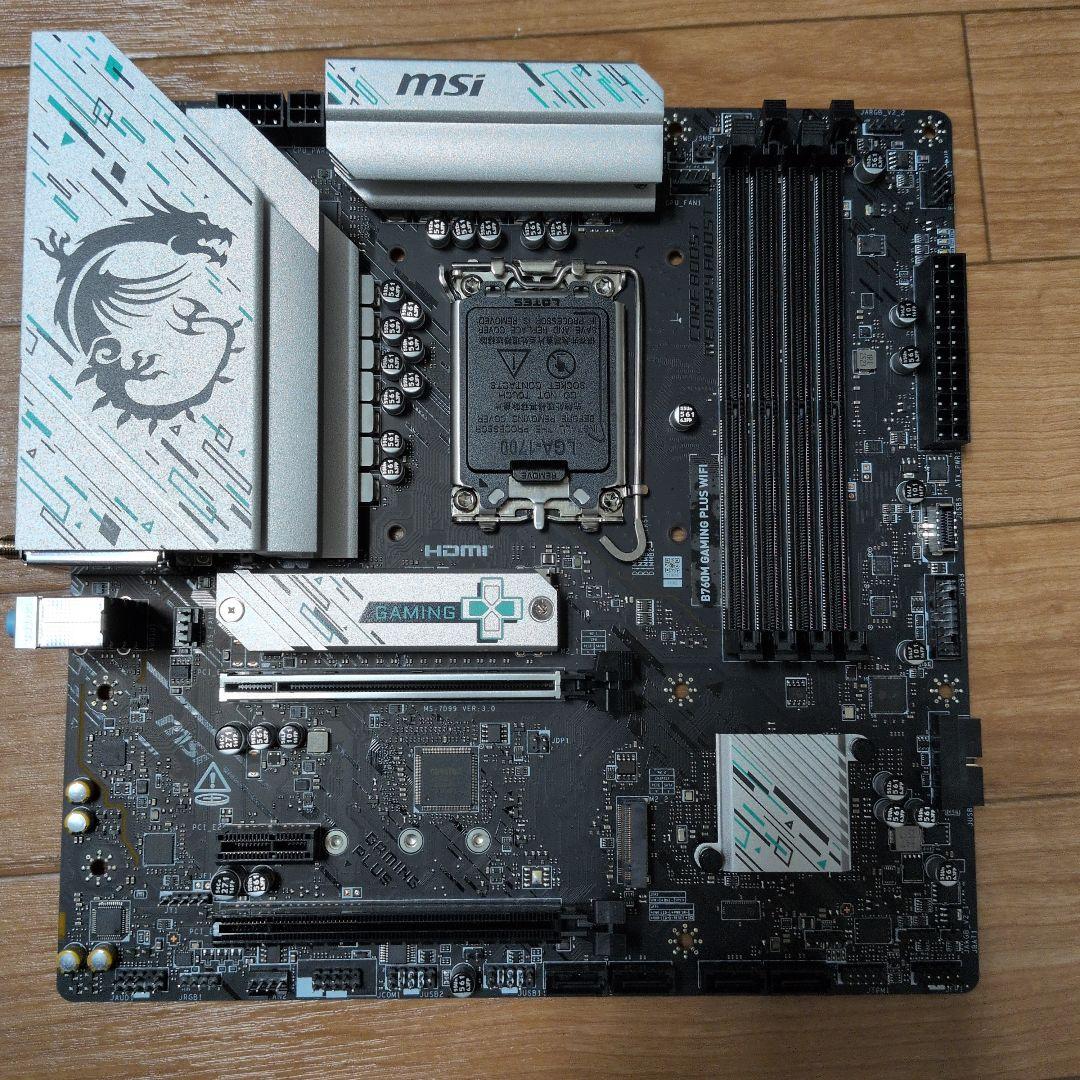 4日まで値下げ販売　B760M GAMING PLUS WIFI DDR5