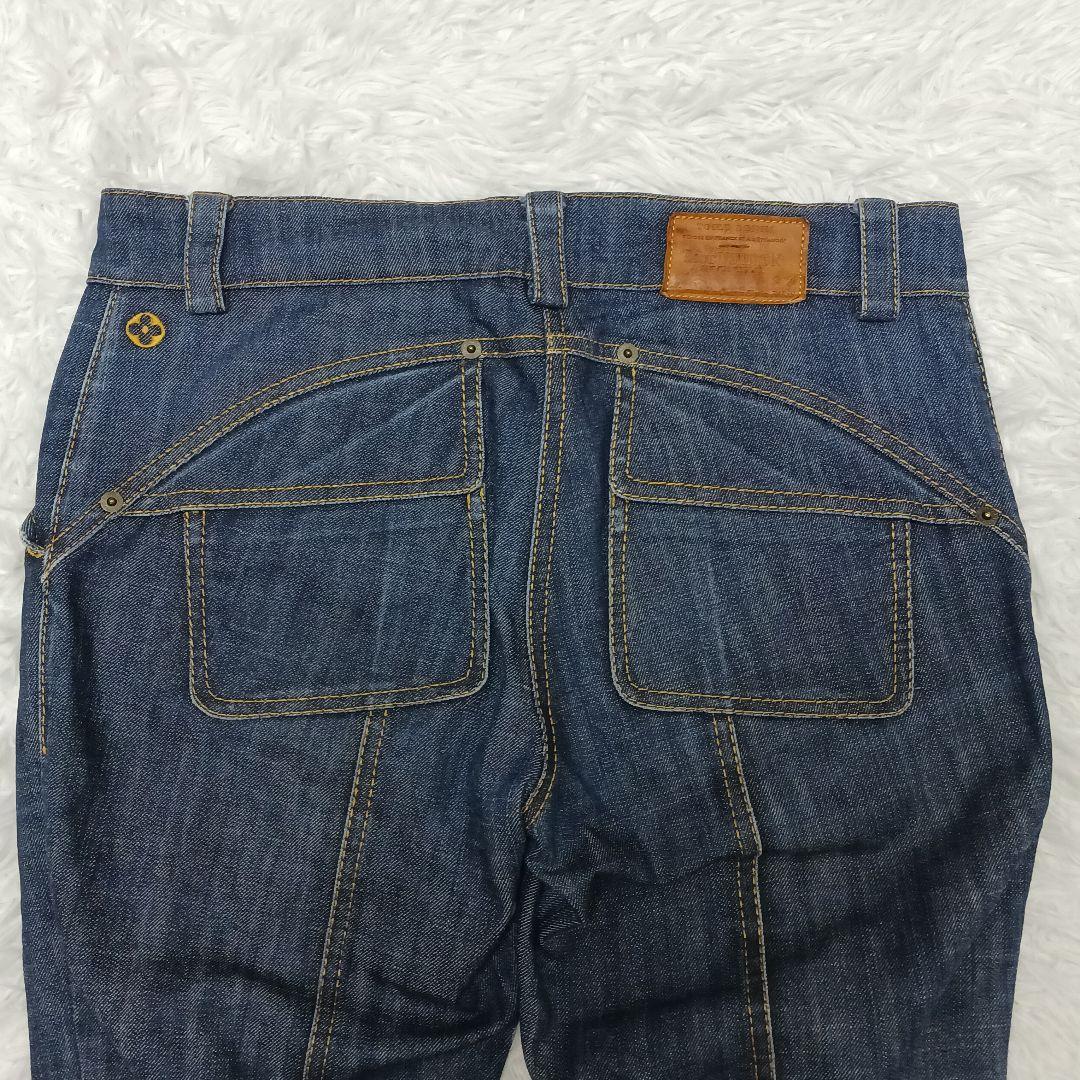 ✨良品✨大きいサイズ40✨LOUIS VUITTON クロップドデニム　パンツ