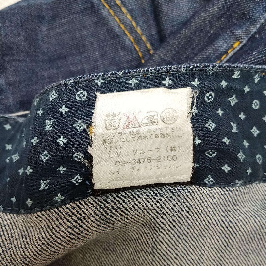 ✨良品✨大きいサイズ40✨LOUIS VUITTON クロップドデニム　パンツ