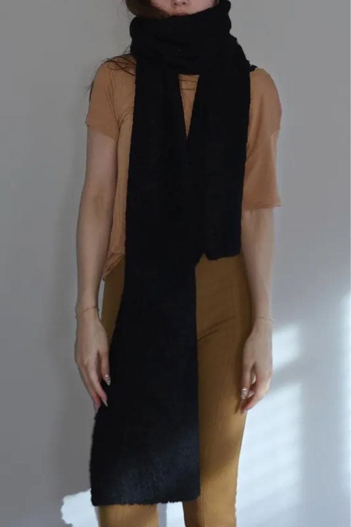 luijewelry knit scarf マフラー