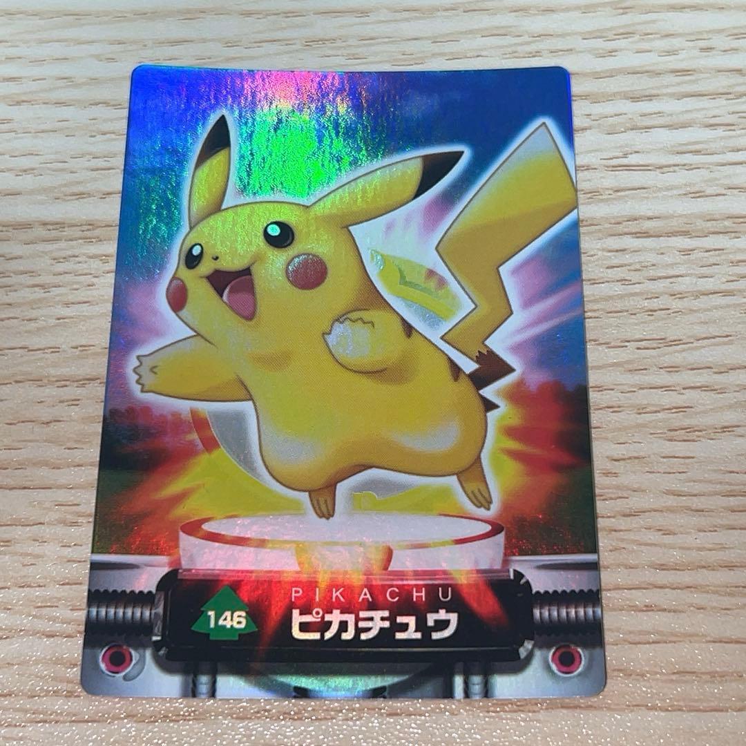 ポケモンずかんカード 146 ピカチュウ 図鑑カード　キラ