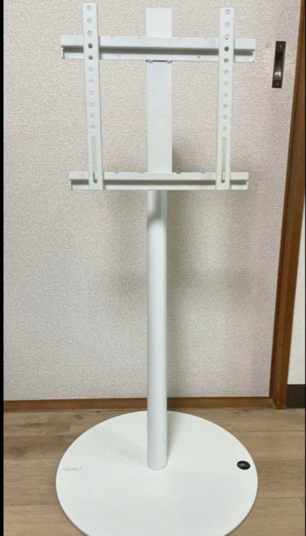 EQUALS WALL A2 ロータイプ　FLAT BASE テレビスタンド　白
