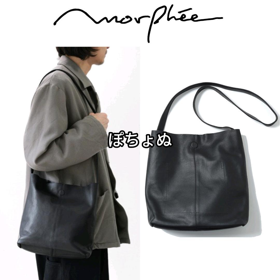 新品■Morphee SQUARE SHOULDER BAG ショルダーバッグ黒